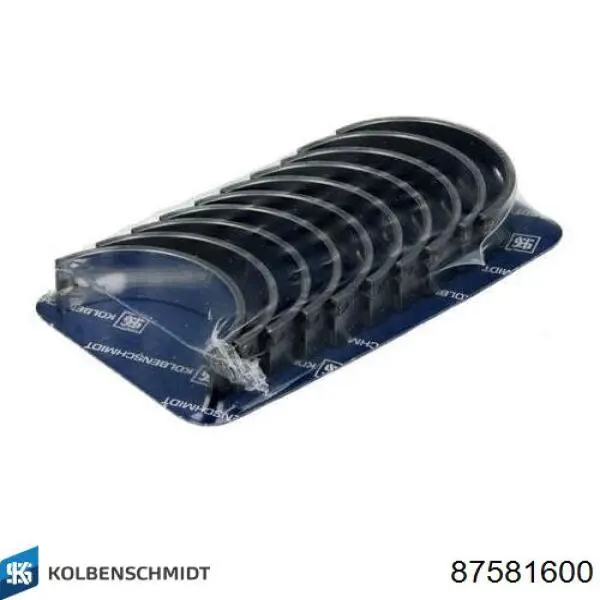Вкладыши коленвала коренные, стандарт (STD) Kolbenschmidt 87581600 цена, от 24.58 USD