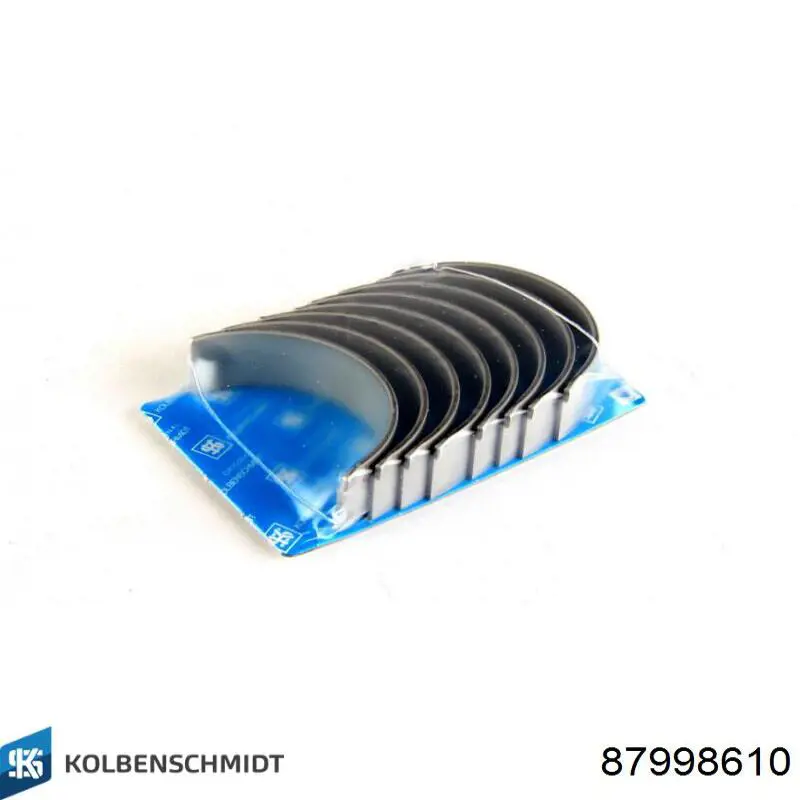 87998610 Kolbenschmidt Вкладыши коленвала шатунные комплект 1-й ремонт