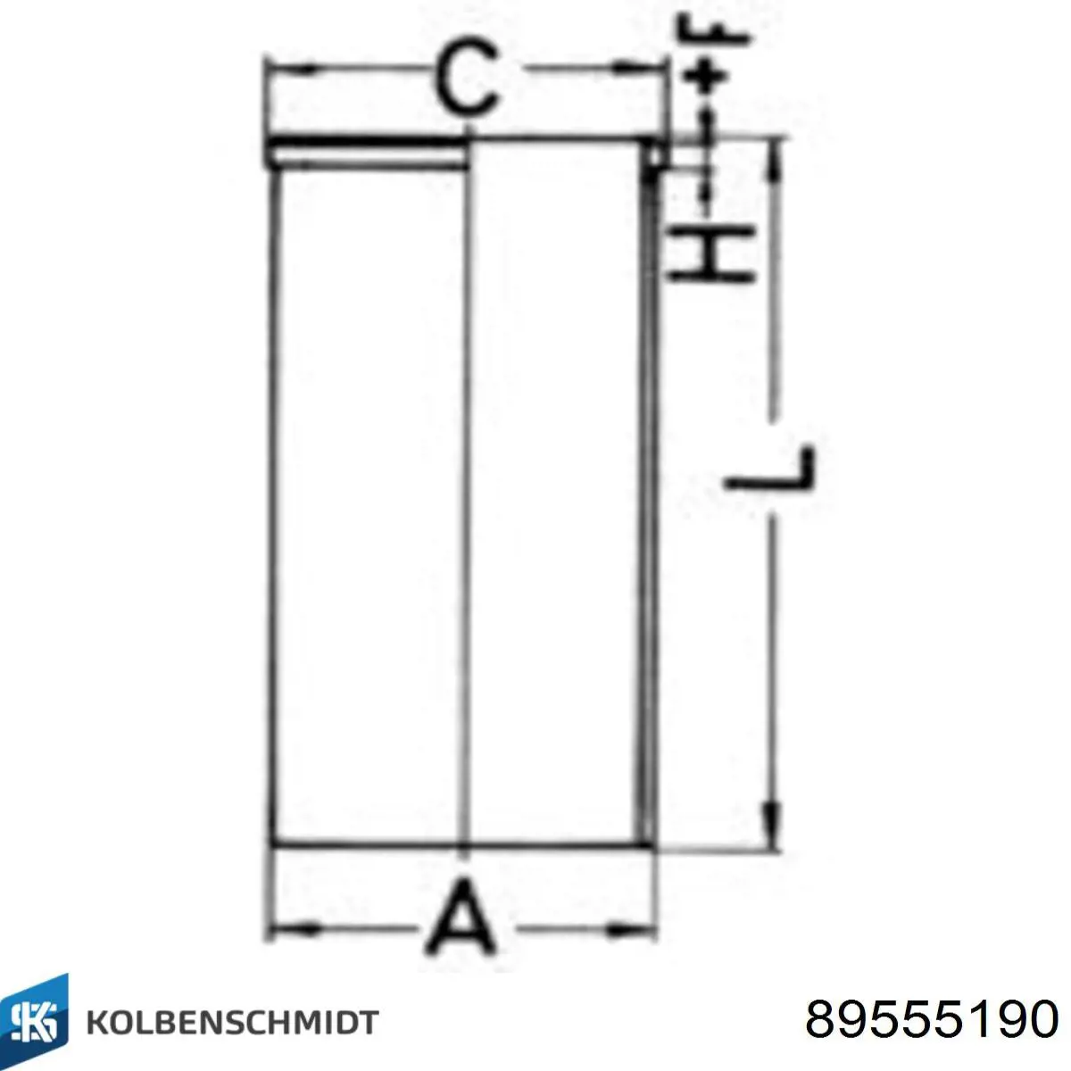  89555190 Kolbenschmidt