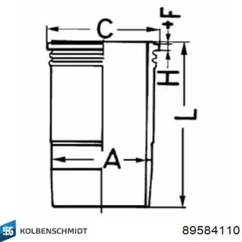 Гильза поршневая Yenmak 5873000 цена, от 28.46 USD
