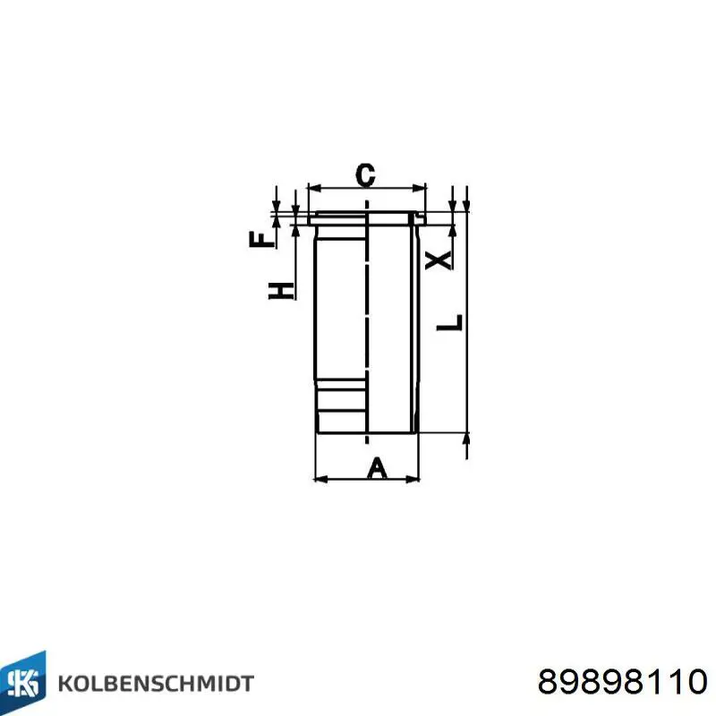 Купить 1448004000 Goetze Гильза поршневая