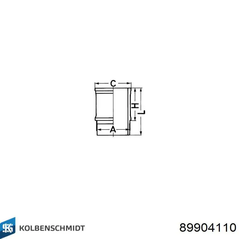 Гильза поршневая Kolbenschmidt 89904110 цена, от 88.88 USD