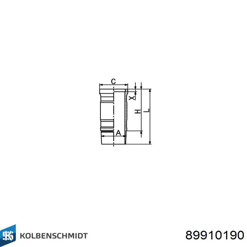 Гильза поршневая 5165319000 Yenmak