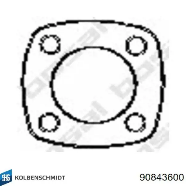 Поршень компрессора (TRUCK) Kolbenschmidt 90843600