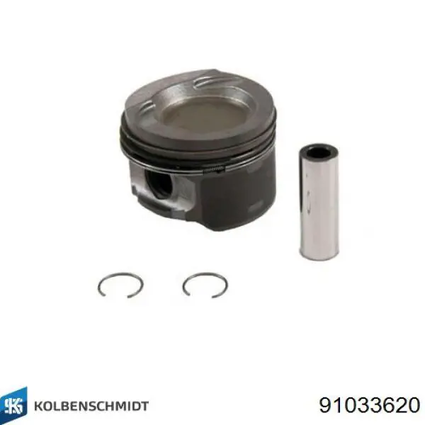 Купить 91033620 Kolbenschmidt Поршень в комплекте на 1 цилиндр, 4-й ремонт (+1,00)