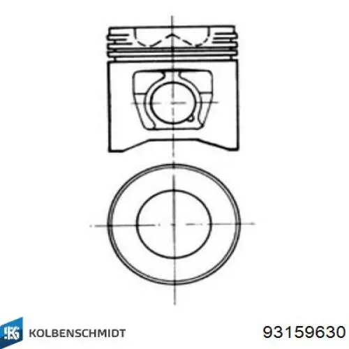 Поршень в комплекте на 1 цилиндр, 4-й ремонт (+1,00) Mopart 1028940011 цена, от 6.07 USD