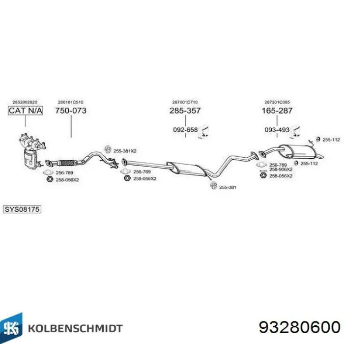 Поршень в сборе Kolbenschmidt 93280600 цена, от 249.54 USD