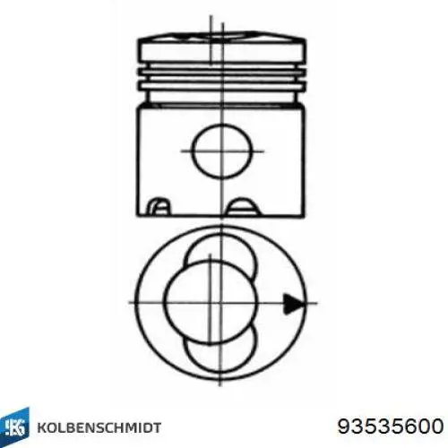  93535600 Kolbenschmidt