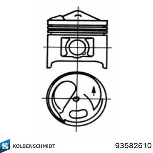 A1100305318 Mercedes Поршня, 2-й ремонт