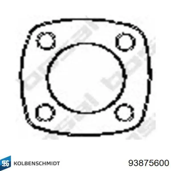 Поршень на 1 цилиндр 93875600 Kolbenschmidt