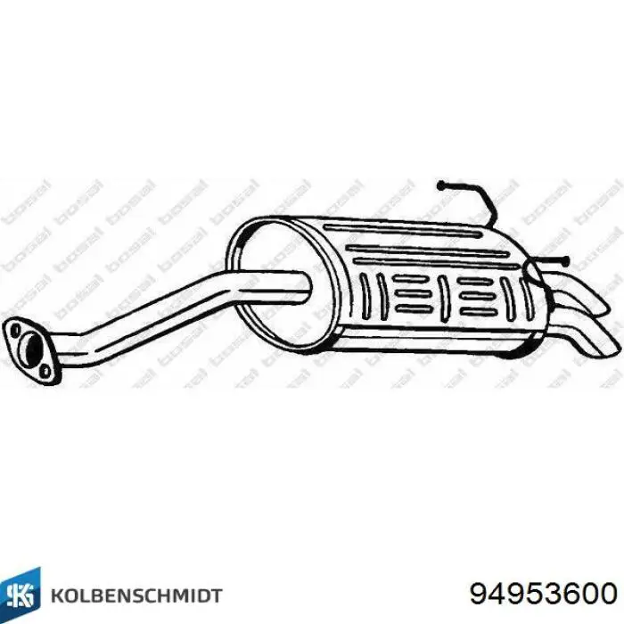 Поршень на 1 цилиндр 0010600 Mahle Original