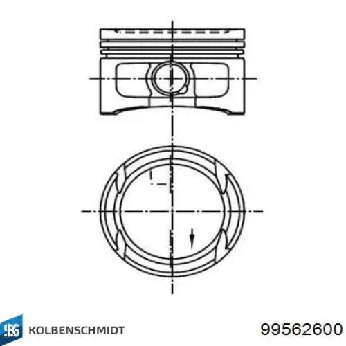 Поршень в сборе VAG 036107065AT001 цена, от 45.77 USD