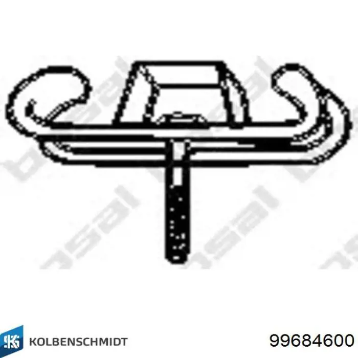 Поршень в сборе Kolbenschmidt 99684600 цена, от 36.38 USD