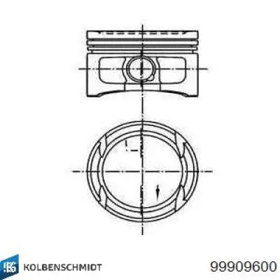 Купить 99909600 Kolbenschmidt Поршень на 1 цилиндр