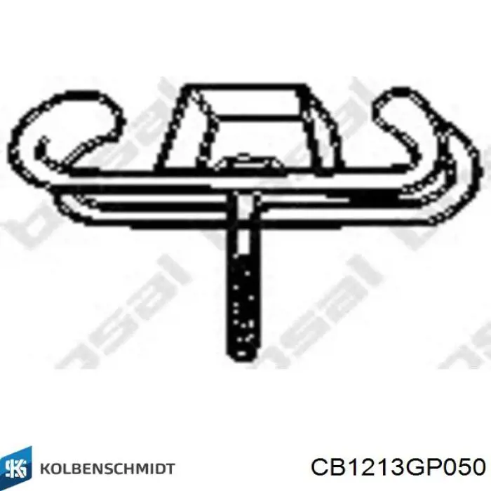 Вкладыши шатунные, 2-й ремонт CB1213GP050 Kolbenschmidt