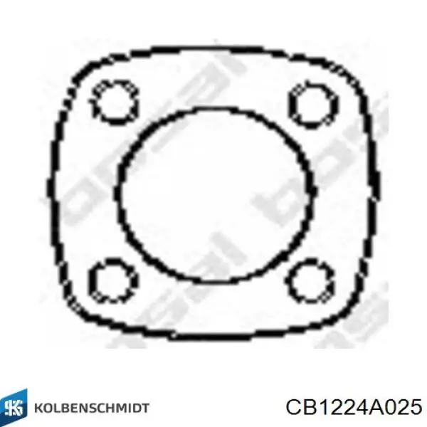 Вкладыши шатунные, 1-й ремонт CB1224A025 Kolbenschmidt