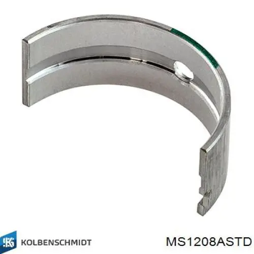 MS1208ASTD Kolbenschmidt вкладыши коленвала коренные, комплект, стандарт (std)