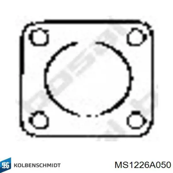 Вкладыши коленвала, коренные, комплект, 2-й ремонт (+0,50) Kolbenschmidt MS1226A050 цена, от 12.17 USD