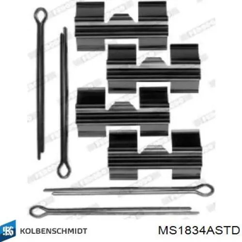 MS1834ASTD Kolbenschmidt Подшипник скольжения коленвала