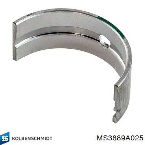 MS3889A025 Kolbenschmidt вкладыши коленвала коренные, комплект, 1-й ремонт (+0,25)