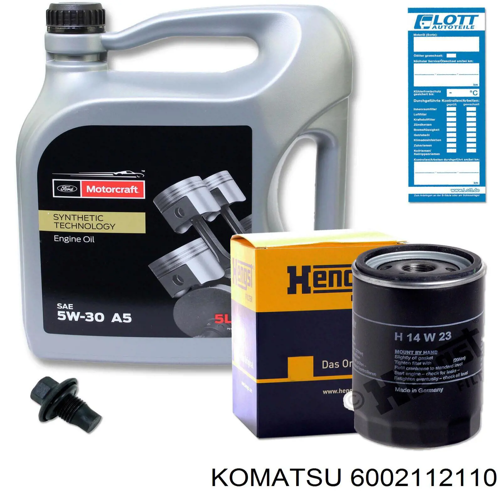 Фильтр очистки масла центробежный Komatsu 6002112110 цена, от 6.67 USD