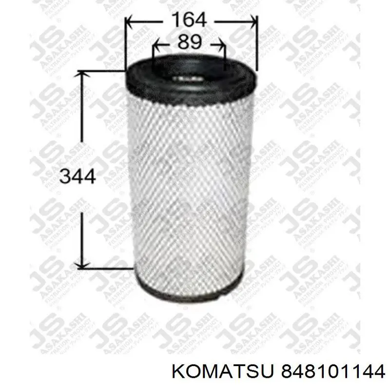 848101144 Komatsu воздушный фильтр