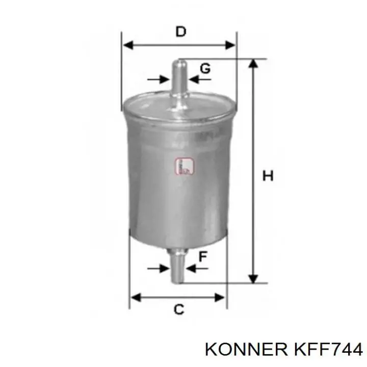 KFF744 Konner топливный фильтр