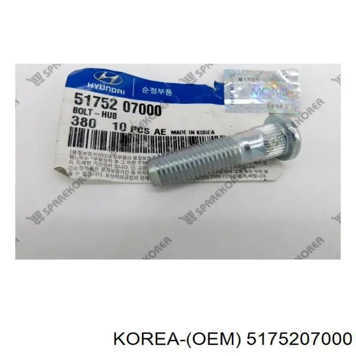Болт ступицы KOREA (OEM) 5175207000