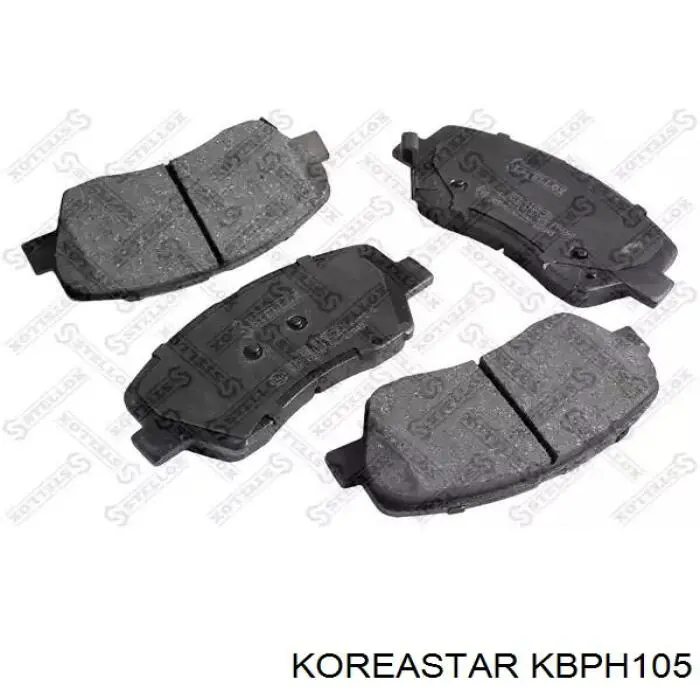 Передние тормозные колодки KBPH105 Koreastar