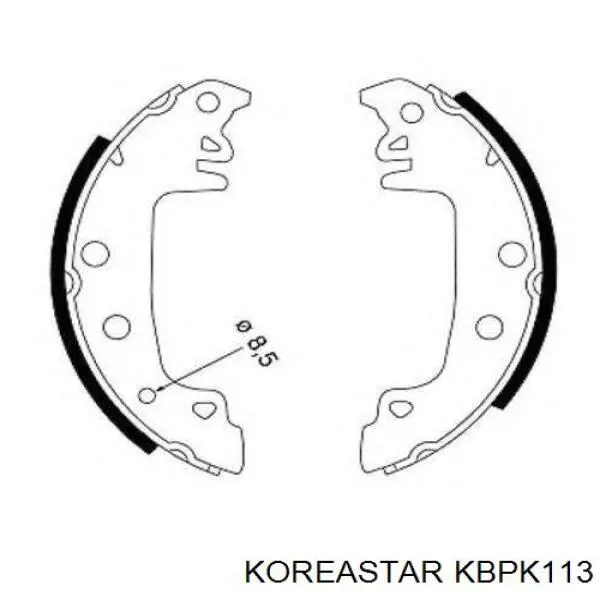 Передние тормозные колодки KBPK113 Koreastar