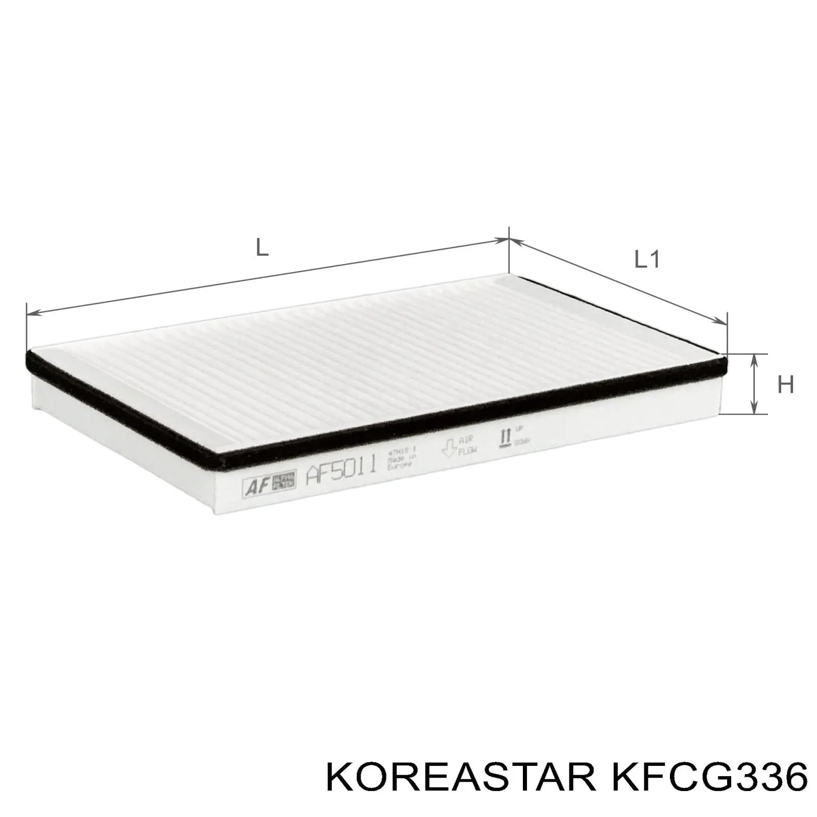 KFCG-336 Koreastar фильтр салона