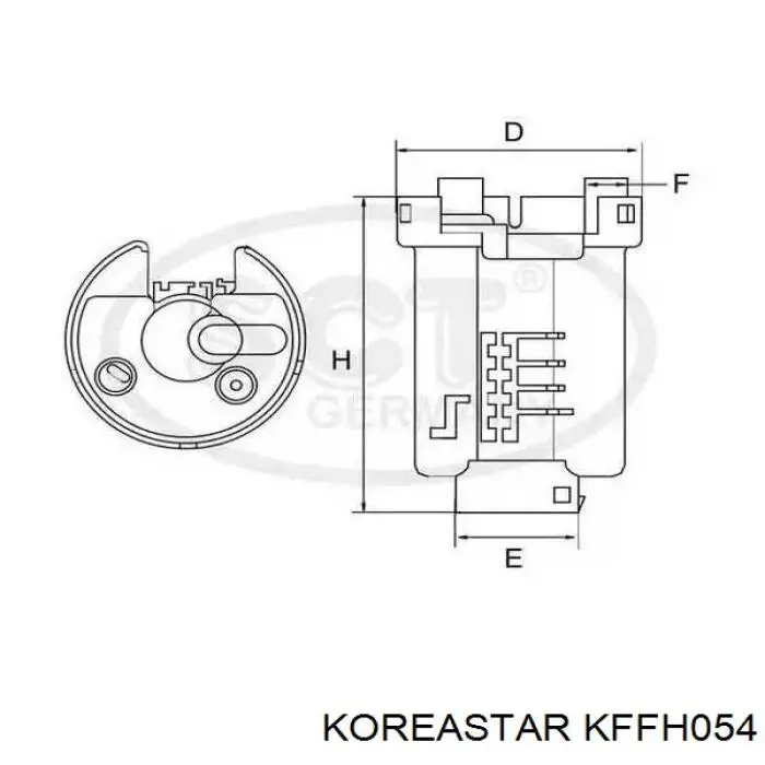KFFH054 Koreastar Фильтр топлива