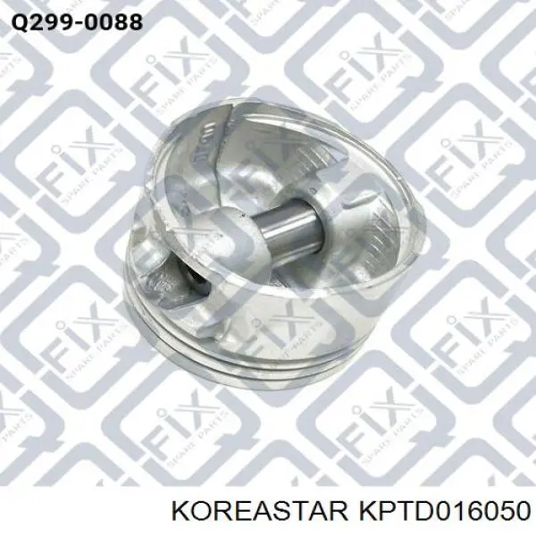 Поршень с пальцем без колец, 2-й ремонт (+0,50) Koreastar KPTD016050