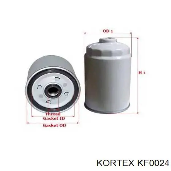 KF0024 Kortex топливный фильтр