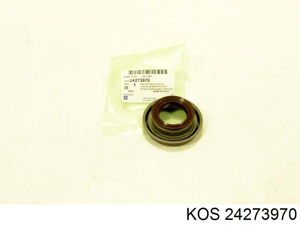 24273970 Opel Сальник полуоси переднего моста, правой