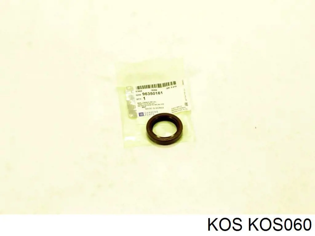 KOS060 KOS Сальник коленвала двигателя, передний