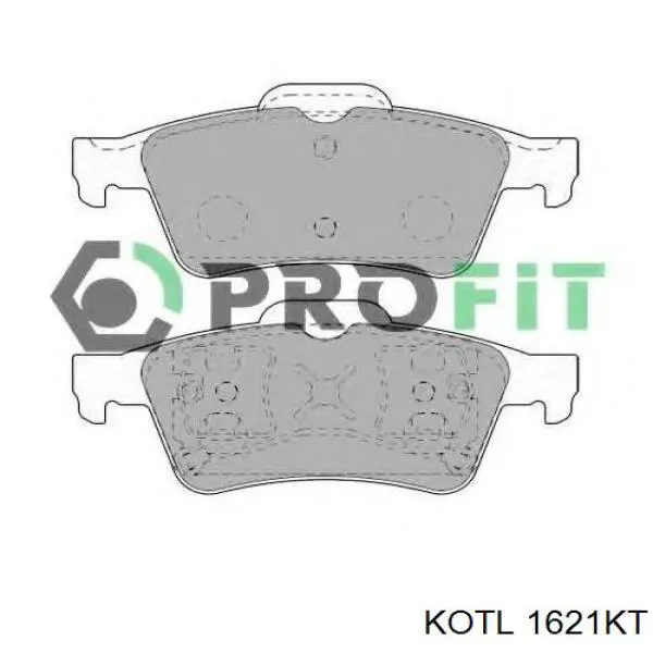 Задние тормозные колодки 1621KT Kotl