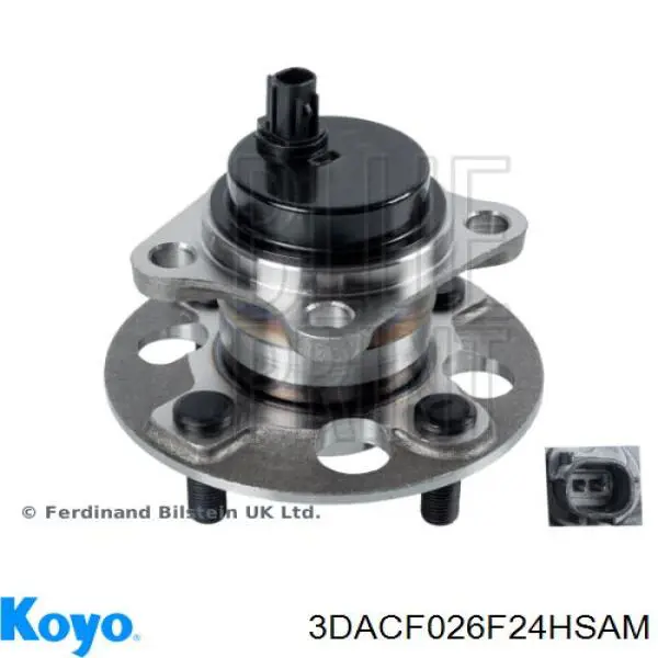 Купить 3DACF026F24HSAM Koyo Задняя шпиндель