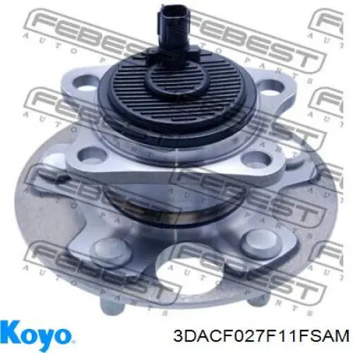 Ступицы задних колес Koyo 3DACF027F11FSAM цена, от 90.14 USD