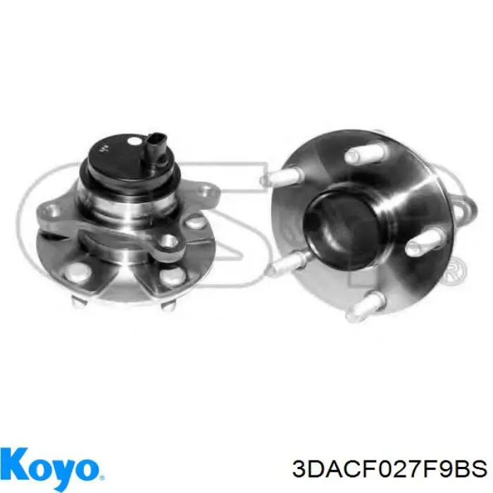 Купить 3DACF027F9BS Koyo Ступица переднего колеса
