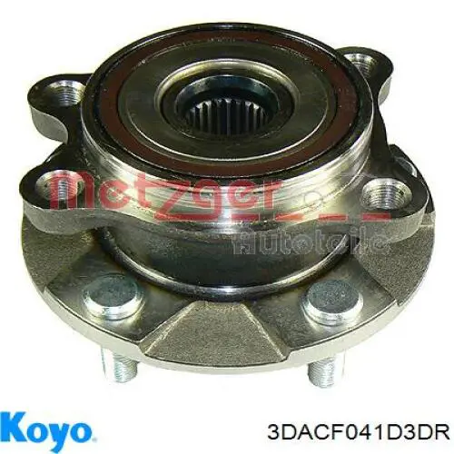 Ступицы передних колес Koyo 3DACF041D3DR цена, от 63.27 USD