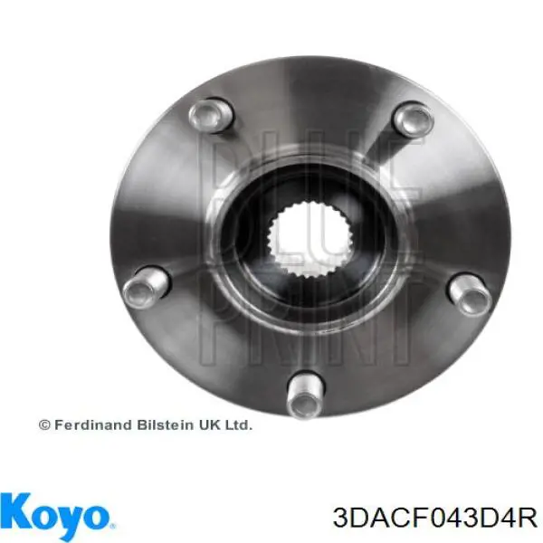 Ступицы передних колес Koyo 3DACF043D4R цена, от 75.78 USD