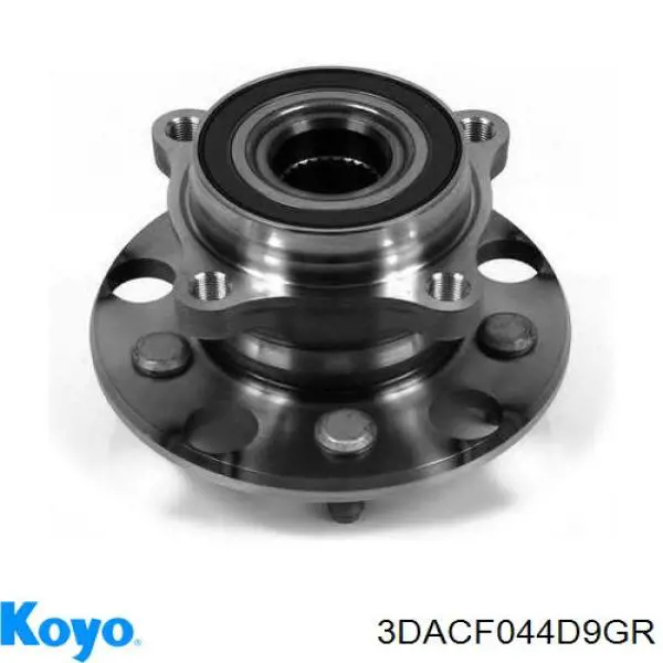 Cubo de rueda trasero 3DACF044D9GR Koyo