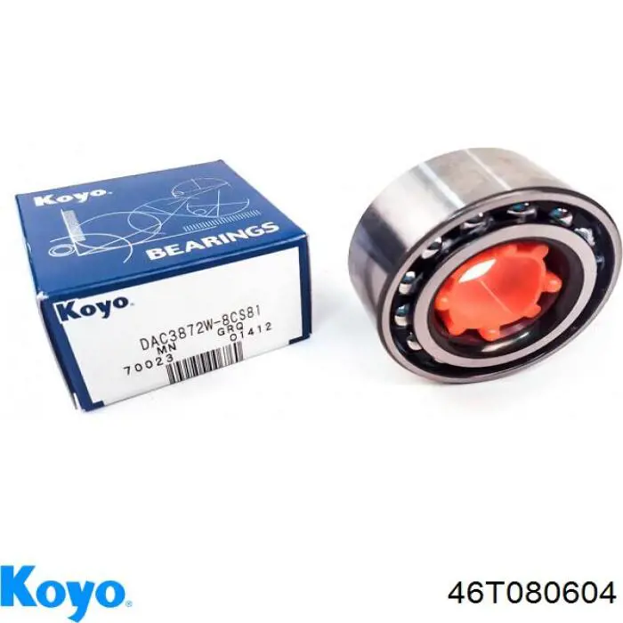 Подшипники задней ступицы Koyo 46T080604 цена, от 7.70 USD