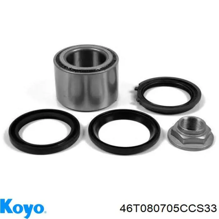 Подшипник задней ступицы 46T080705CCS33 Koyo