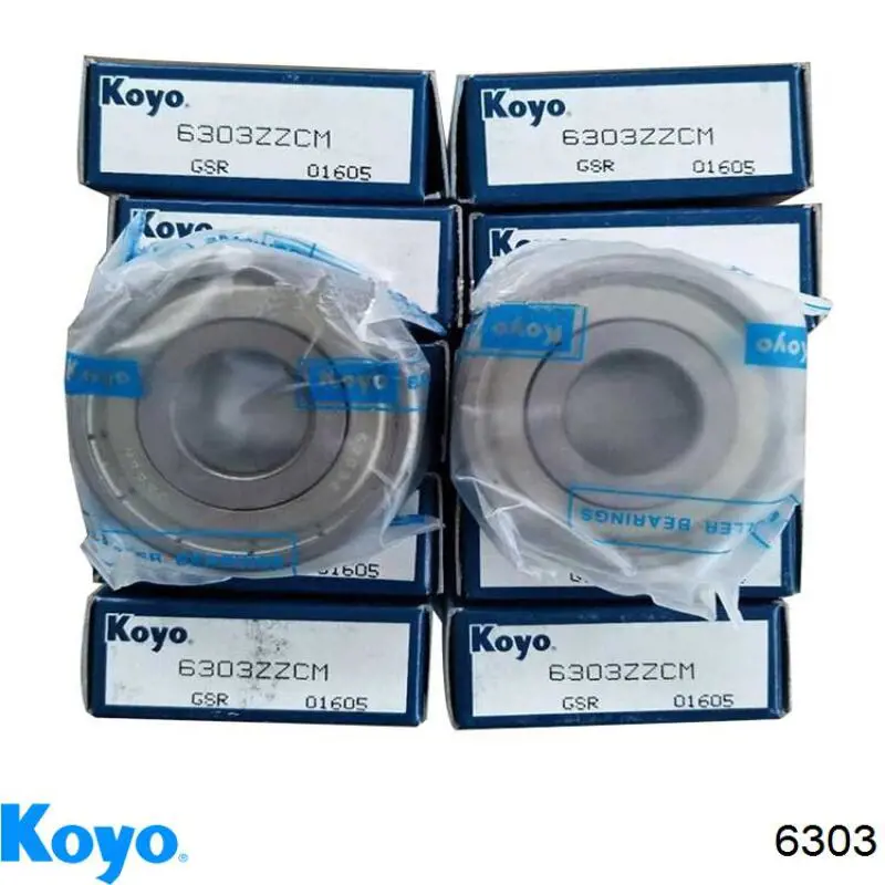 6303 Koyo Подшипник для генератора