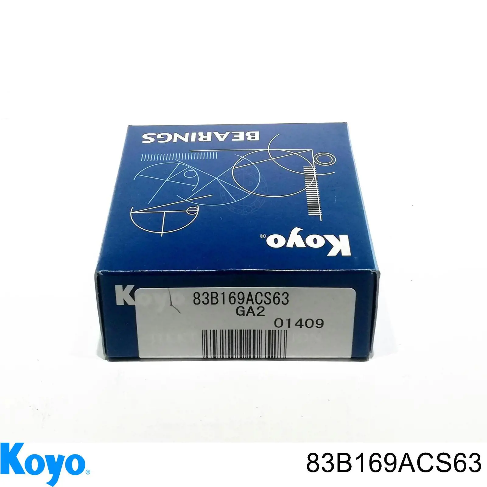 Купить 83B169ACS63 Koyo Подшипник полуоси переднего моста