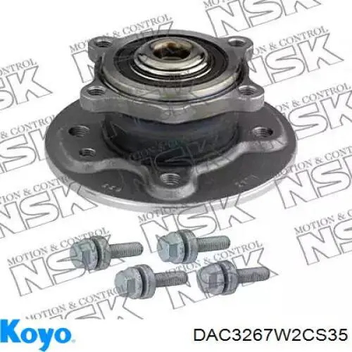 Подшипники задней ступицы Koyo DAC3267W2CS35 цена, от 17.55 USD
