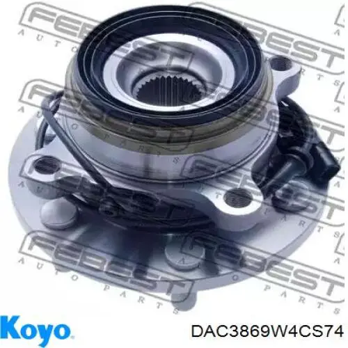 DAC3869W4CS74 Koyo Подшипник ступицы передней