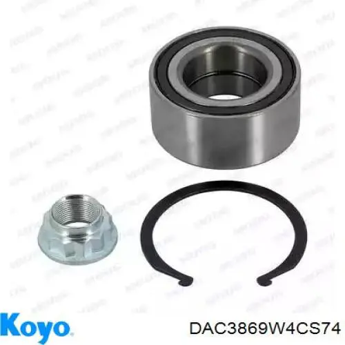 Комплект подшипника ступицы колеса Koyo DAC3869W4CS74 цена, от 18.58 USD